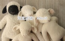 Lamb Element Mknit Stick Needle Yarn Knitting Doll Illustrated Text-Only Tutorial Chinese Version Explained Instructions