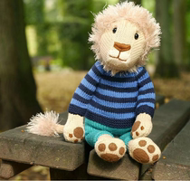 Lion Nelson Mknit stick needle yarn knitting doll illustrated text-only tutorial Chinese version of the instructions