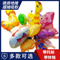 Childrens cartoon balloon large clip holding balloon night market push micro-business gift six boys and girls toys