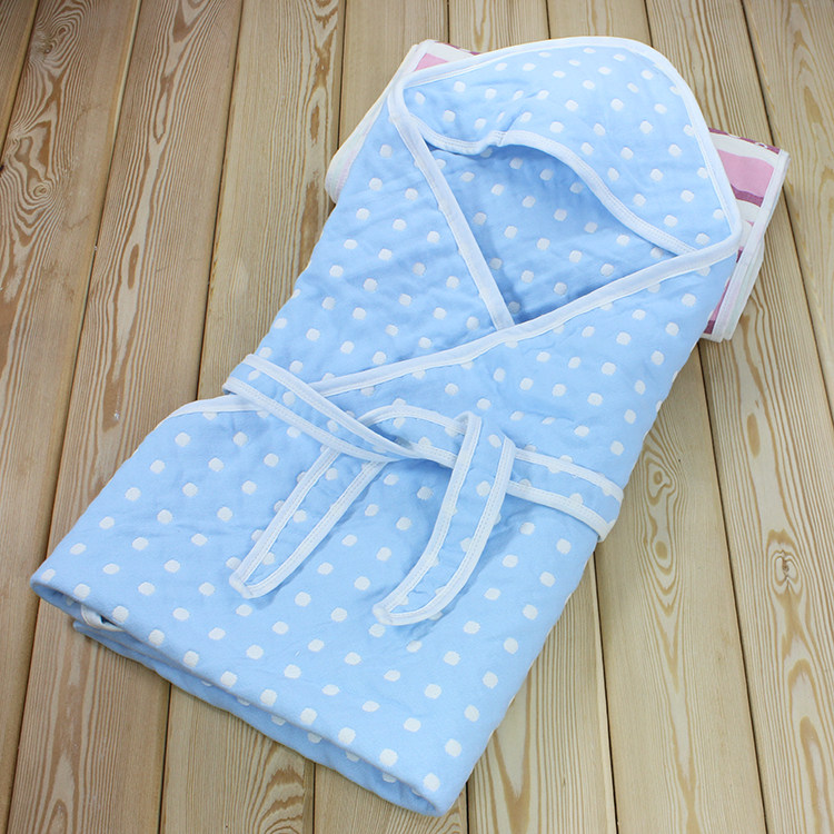 婴儿抱被襁褓巾春秋包被纯棉纱布新生儿产房包巾裹巾初生夏季薄款