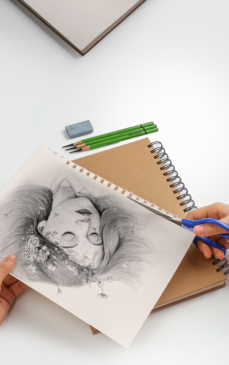 a4加厚素描本速写本8k素描纸绘画本子空白16k手绘本学生用8开美术本