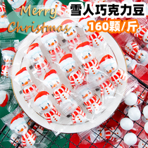Christmas Candy Bulk Creative Snowman Snowball Chocolate Bean Bagged Nets Red Christmas Eve Gift Christmas Gift