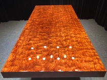 Single board boutique barflower solid wood large plate desk meeting table Full square 235 * 105 * 10