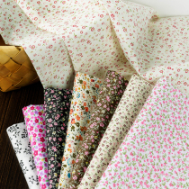 Small floral cotton cloth pastoral printed cloth head handmade DIY cotton cloth baby jumpsuit dress fabric
