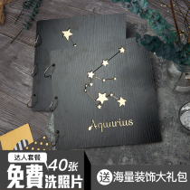 Baby photo album growth record diy commemorative book photo making childrens graduation materials customized baby photo book