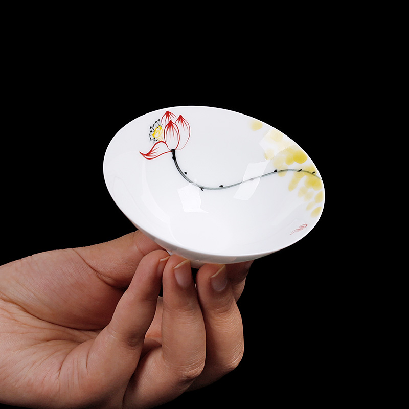 Jingdezhen hand - made hat to single sample tea cup cup cup kung fu masters cup but small cup household ceramics 6 pack