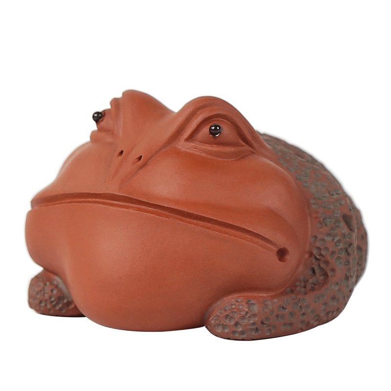 Tea play purple sand Tea pet toad treasure Tea tray manually office furnishing articles creative Tea accessories accessories move can keep at home