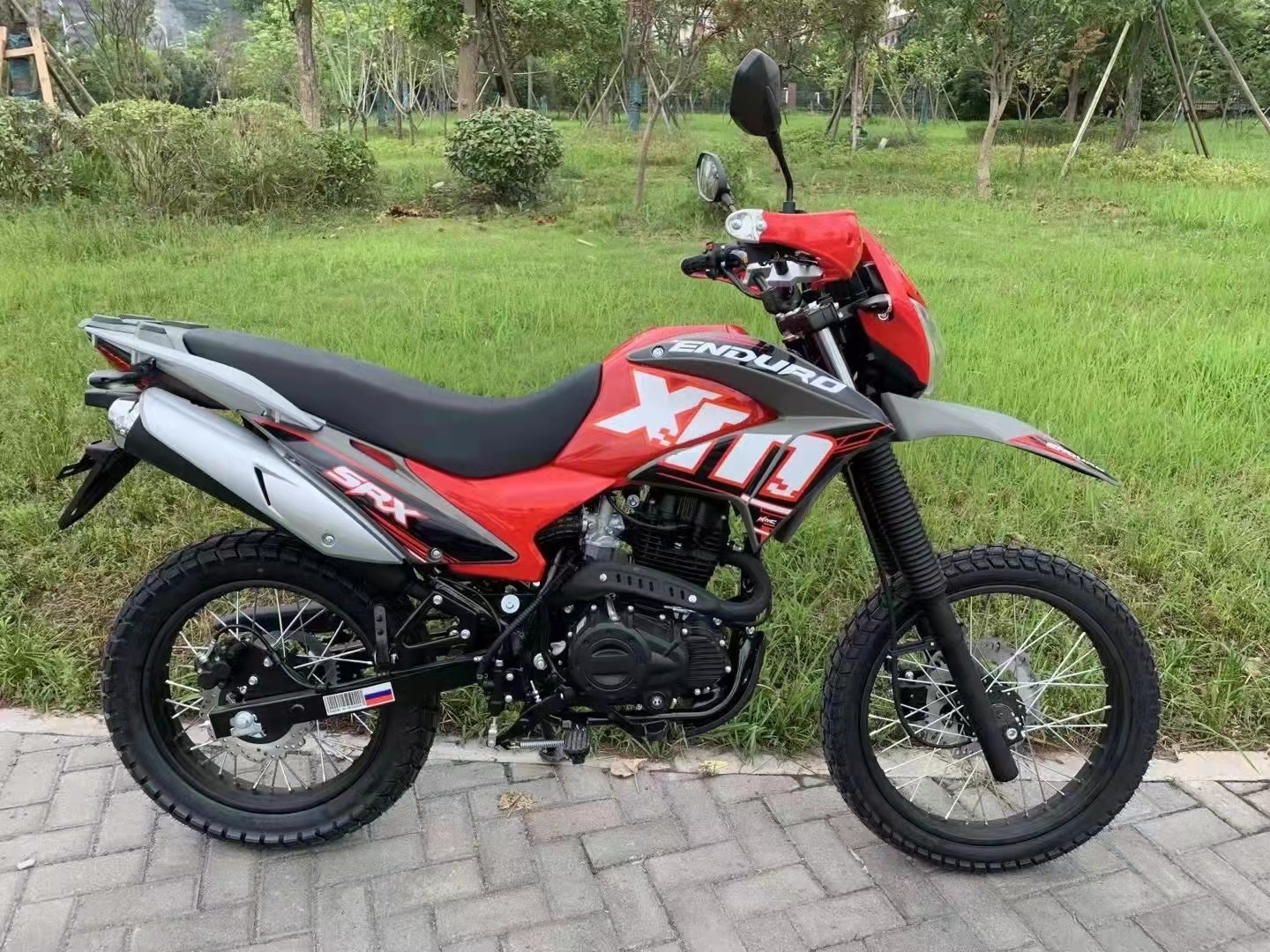 出口版吃鸡款宗申cg250大平衡轴前后碟刹林道拉力越野摩托车