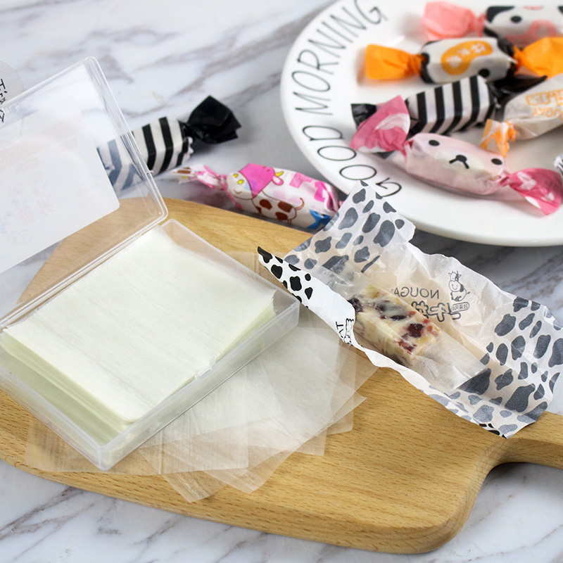 食用糯米纸 牛轧糖包装纸 食用糖纸糖衣 江米纸 阿胶膏包装纸盒装