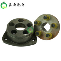 STC single cylinder diesel generator pulley changed to direct coupling connecting disc assembly rubber sleeve docking disc Cast iron