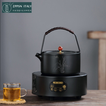 Italian ZPPSN day-style cooking teapot electric pottery stove suit home minimalist stainless steel burning water tea tea set