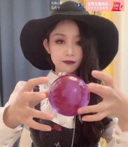 High transparent pure acrylic resin crystal glue stage acrobatics props street performance suspended magic ball ceremony