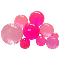 80MM acrylic PMMA transparent color solid ball ornaments decorative resin crafts spot complete single price