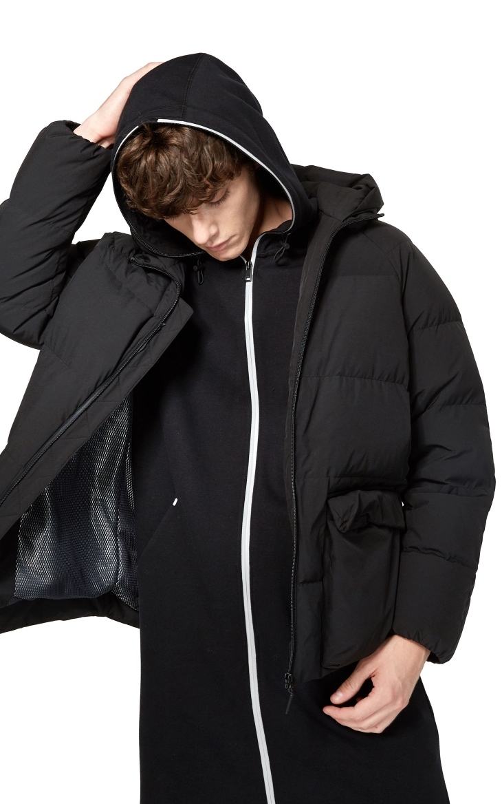 双11预售:jack jones 杰克琼斯 男士90%灰鸭绒超厚实带帽羽绒服 524元