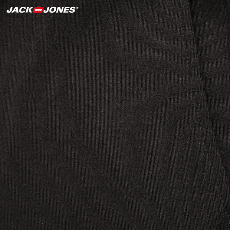 JackJones杰克琼斯棉质男装束脚抽绳腰头运动卫裤C|215314001