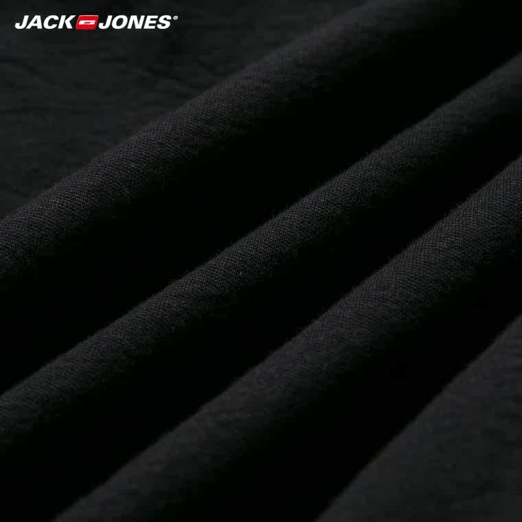 JackJones杰克琼斯太空棉男装拼接合体版型夹克外套E|215321052