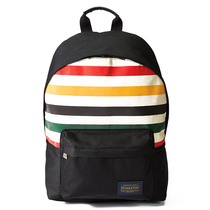 American PENDLETON retro shoulder-inclusive equipment travel youth leisure sports backpack black canvas