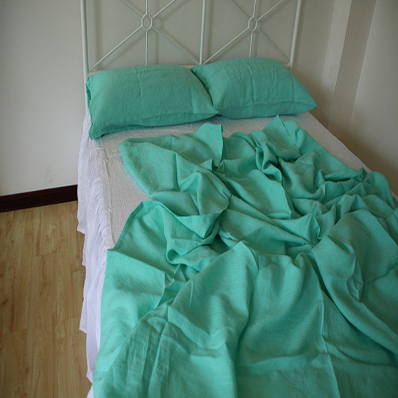 纯亚麻床单 法国进口亚麻 美式纯亚麻 抑菌亚麻床单 奢华水洗包邮