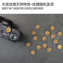 Fuji XS10 Black Card Shutter Button Sticker RX100M7 M6A7R4 A7M4 A6400 Sony Accessories Button