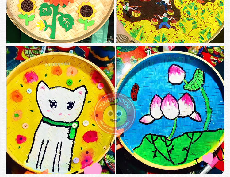 做手工或者幼儿园老师舞蹈道具.非常有创意的美术绘画材料