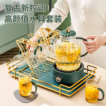 Nordic Water Cup Cool Water Cup Kettle Mug Suit Upscale Light Lavish Modern Minima Home Living Room Tea Set Cup