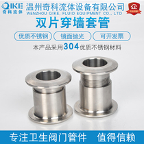 Wenzhou Chico hot sale explosion stainless steel 304 sanitary double-piece Wall casing clean mirror decorative casing