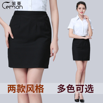 New career in the fall of the curve a half-skirt a large-yard hip-hop skirt a black suit short skirt