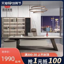 Boss desk desk simple modern Chairman office desk luxury office furniture large class desk desk