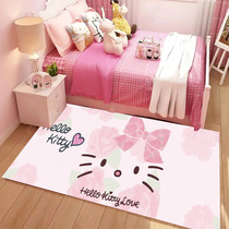 Gold diamond velvet carpet Bedroom girl full bunk room Household bedside blanket ins leave-in net red with the same mat living room