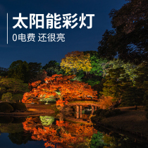 Solar Energy Shooting Tree Light Outdoor Waterproofing Lawn Color Lights Outdoor Landscaping Lights Green Landscape View Lamp Ground SPOTLIGHT