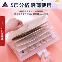Able 72611 Multilayer Organ Clip 5 G 2 Ensemble 1 Organ Bag Folder Student Test Paper Containing Bag