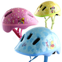 Foreign trade good goods slightly flawed cartoon childrens roller skating bicycle balance bike riding helmet 6 holes adjustable small size
