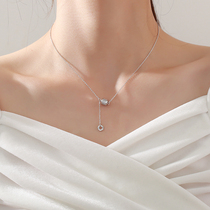 s925 sterling silver small waist necklace female ins tide cold wind Net red temperament Valentines Day gift Tanabata choker