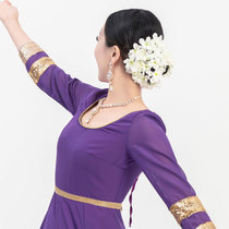 Indian Dance Performance Accessories Handmade Sticky Boutique Head Accessories Fake Flowers Inlaid Drilling Braid Photo Photography Spot New