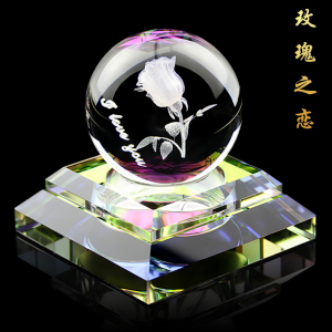 水晶球【玫瑰之恋】