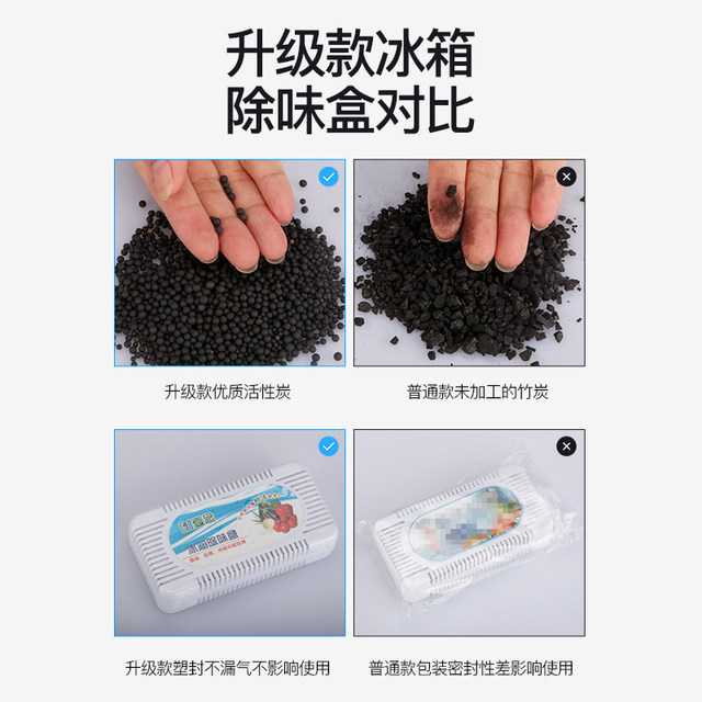 Refrigerator deodorant artifact to taste odor of fresh deodorizing cartridge non-sterilizing package charcoal odor removal Household Refrigerator deodorant artifact to taste odor of fresh deodorizing cartridge non-sterilizing package charcoal odor removal Household