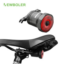 NEWBOLER Road Car Intelligent Brake Light Automatic Induction Bicycle Tail Light IPX6 Waterproof Mountain Vehicle Bracket