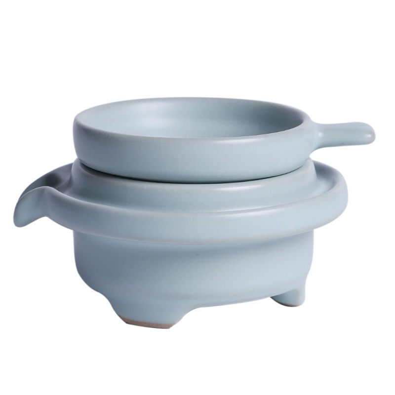 Your up graphite) tea tea tea bucket creative tea sets accessories filter base ceramic kunfu tea