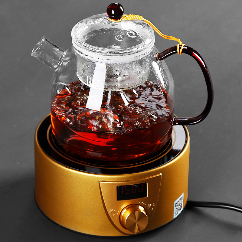 Japanese cooking tea ware teapot glass kettle pu - erh tea boiled tea ceramic electric heating base TaoLu household