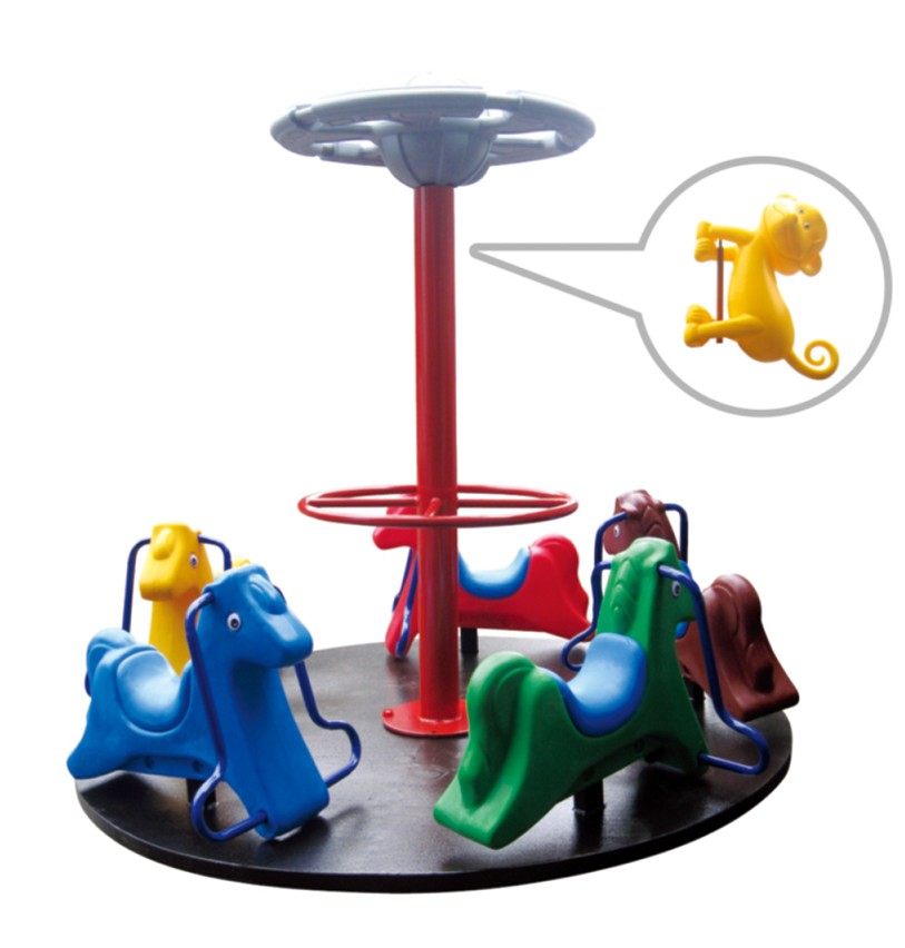 幼儿园脚踏转椅大型室外户外游乐设施儿童旋转木马公园小区玩具