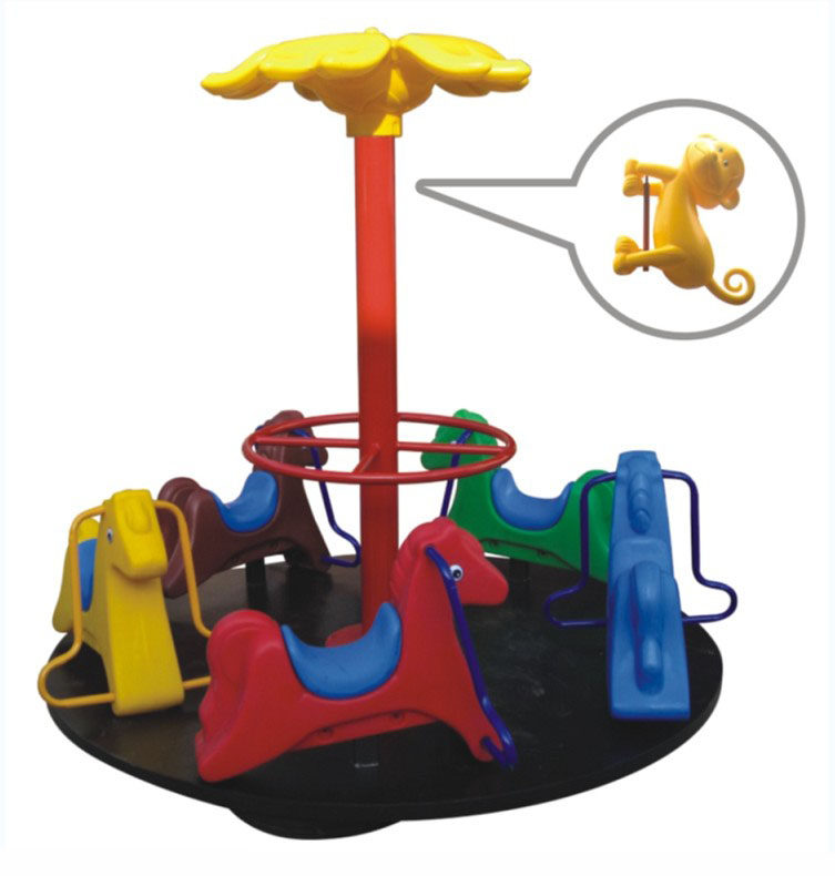 幼儿园脚踏转椅大型室外户外游乐设施儿童旋转木马公园小区玩具