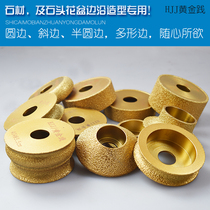 Gold wire brazing diamond grinding head angle grinder Marble chip pebble stone grinding wheel Trimming milling cutter Gong knife