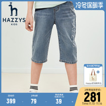 hazzys children's jeans for boys summer new casual juniors pants