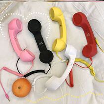 Phone handset headset connected to girl cable Korean Korean general accessories special pregnant women Bluetooth Japanese props
