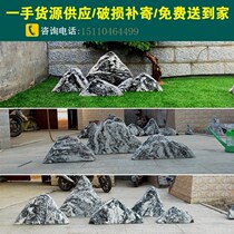 Sliced snow wave stone combination landscaping natural Taishan stone large rockery stone landscape stone indoor and outdoor courtyard ornaments