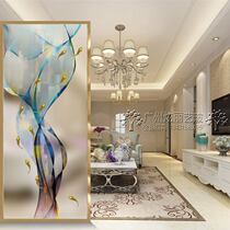 Modern art glass living room three-dimensional screen partition wall porch aisle bedroom cabinet decoration frosted abstract