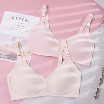 Mom Underwear Woman No Steel Ring Thin SPORTS BIG CODE NEW BRA BEAUTY BACK RIFFIN PURE COTTON SUMMER SLEEP BRA