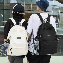 Double Shoulder Bag Boys Han Version Fashion Casual 100 Hitch New Backpack Large Capacity Junior High School High School Student School Bag
