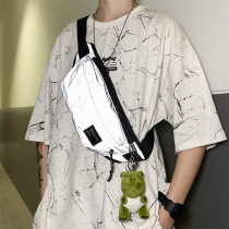 Chest bag male trendy brand oblique cross cross simple small backpack ins tide students shoulder running bag trend sports satchel women