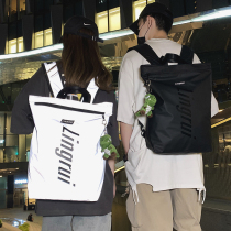 Mens shoulder bag Tide brand multi-function Street sports shoulder cross backpack personality fashion trend student bag